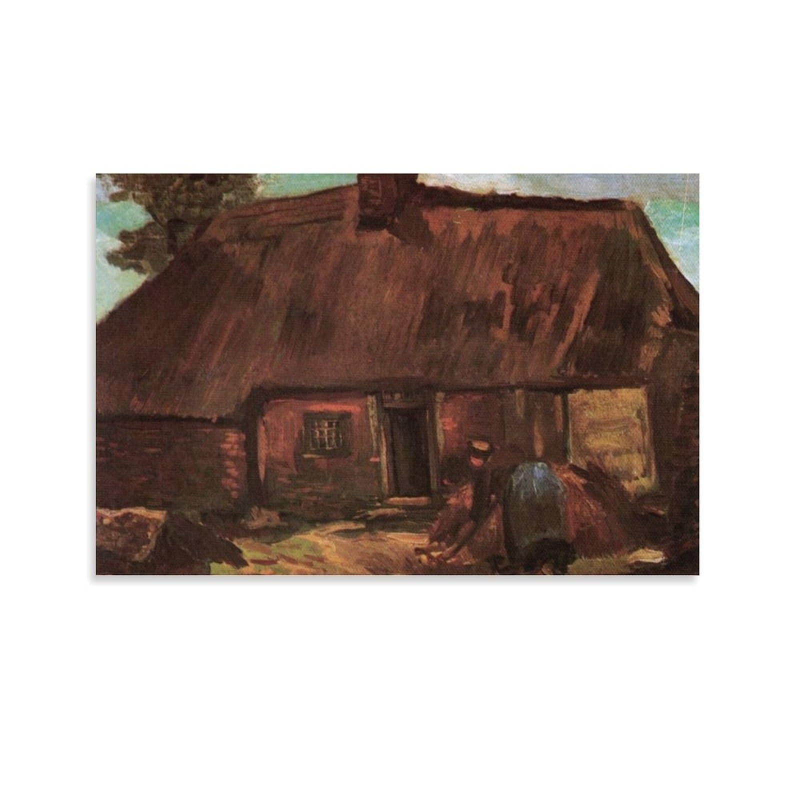 Amazon.co.jp: フィンセント・ファン・ゴッホ 小屋と農婦が絵を